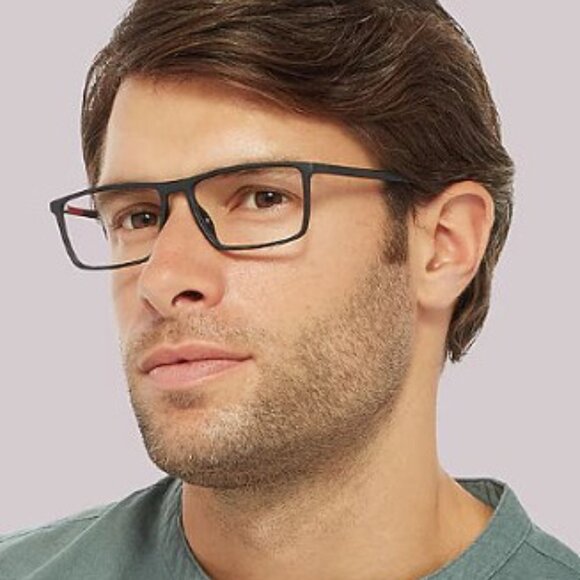 Tommy Hilfiger TJ 0019 0003 00 Eyeglasses Black 55mm Rectangle Frame - Picture 2 of 10